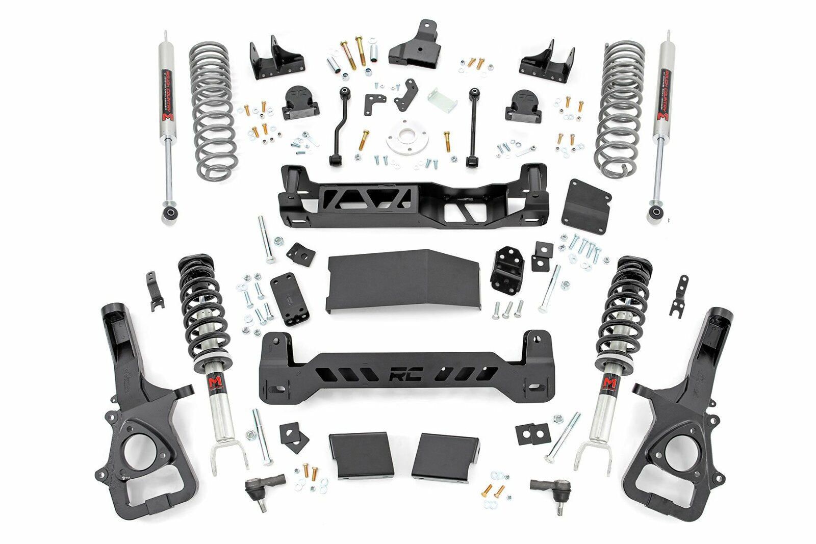 Rough Country 6 In Lift Kit M1/M1 Dual Rate Coils for Ram 1500 4WD 19-22 -1