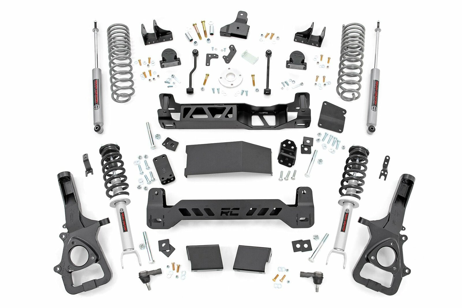 Rough Country 6" Lift Kit Struts 19-25 for Ram 1500 4WD 22" Factory Wheel Models -1