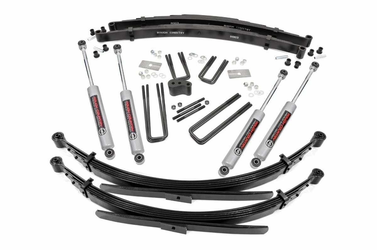 Rough Country 4in for Dodge Suspension Lift System Dana 44 -1