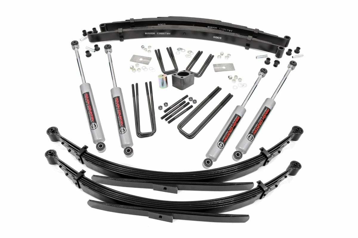 Rough Country 4in for Dodge Suspension Lift System Dana 60 W Series -1