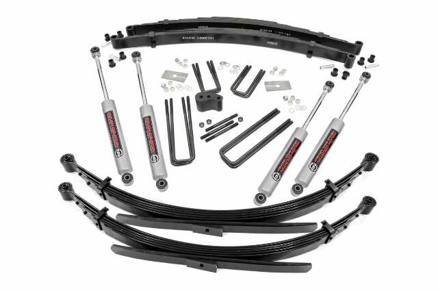 Rough Country 4 Inch Lift Kit Rear Springs for Dodge/Plymouth Ramcharger 345.20