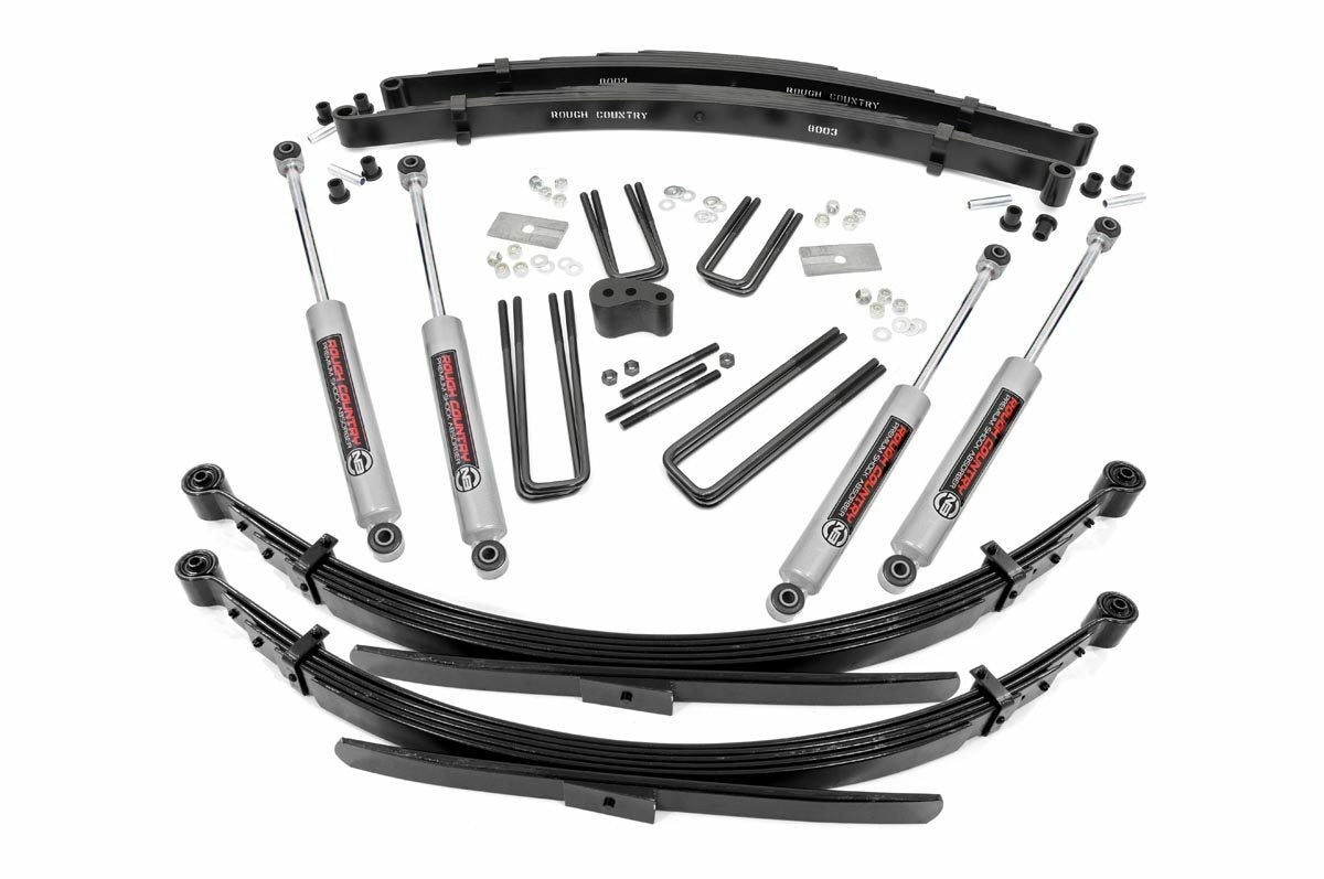 Rough Country 4" Lift Kit RR Springs Dodge/Plymouth Ramcharger 74-77 -1