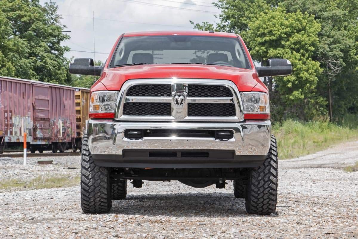 Rough Country 5in Lift Kit Coil Spacers Radius Drops 13-15 for RAM 3500 4WD