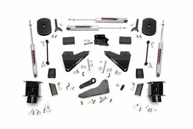 Rough Country 5in Lift Kit Coil Spacers Radius Drops 14-18 for RAM 2500 4wd 35720