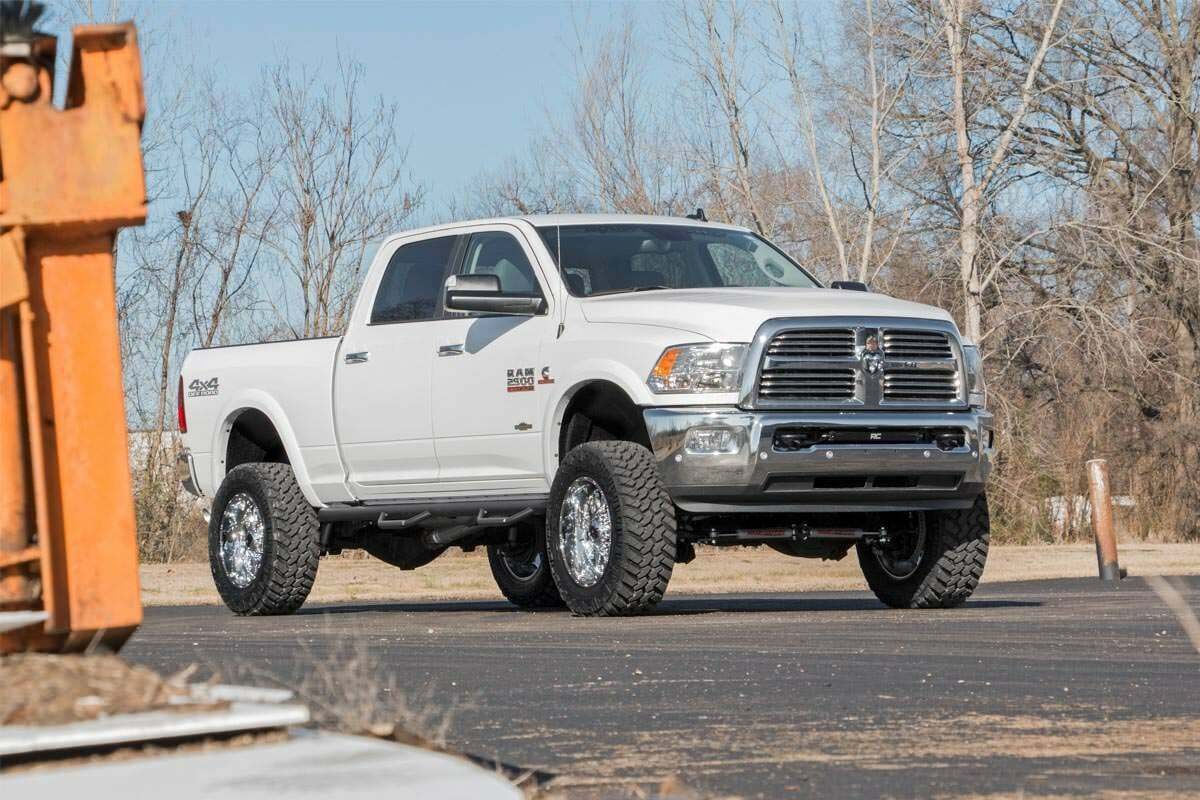 Rough Country 5" Lift Kit Radius Arms V2 Shocks for Ram 14-18 2500 4WD (D) -1