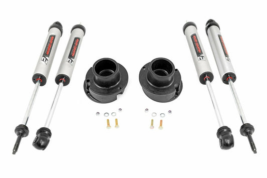 Rough Country 2.5in Leveling Kit w/ V2 Shocks for RAM 14-23 2500|13-23 3500 4WD