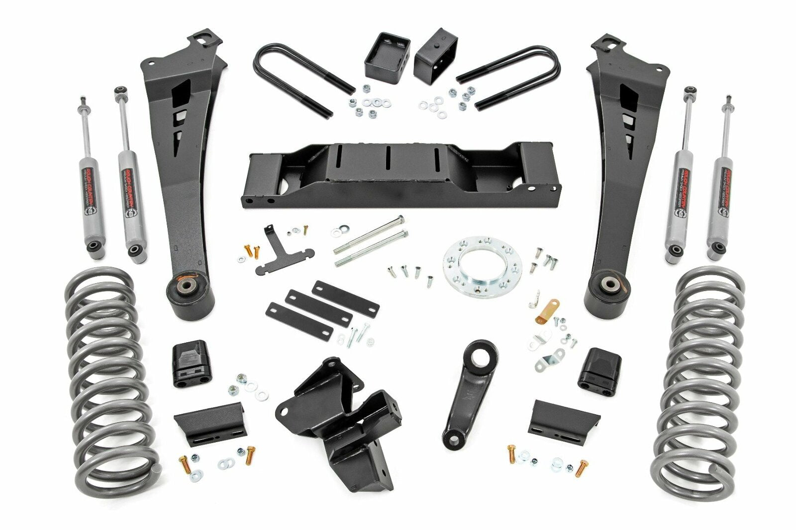 Rough Country 5"for 19+ Ram 3500 Dsl Radius Arm Suspension Lift Kit AIS"Trans -1