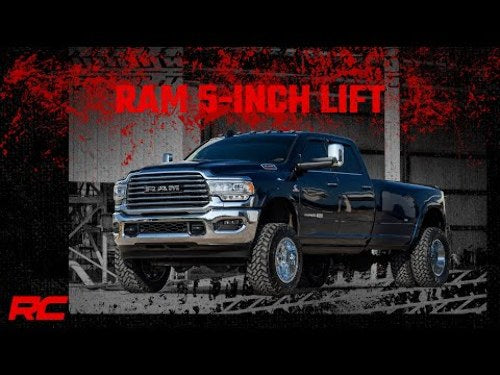 Rough Country 5"for 19+ Ram 3500 Dsl Radius Arm Suspension Lift Kit AIS"Trans 37830