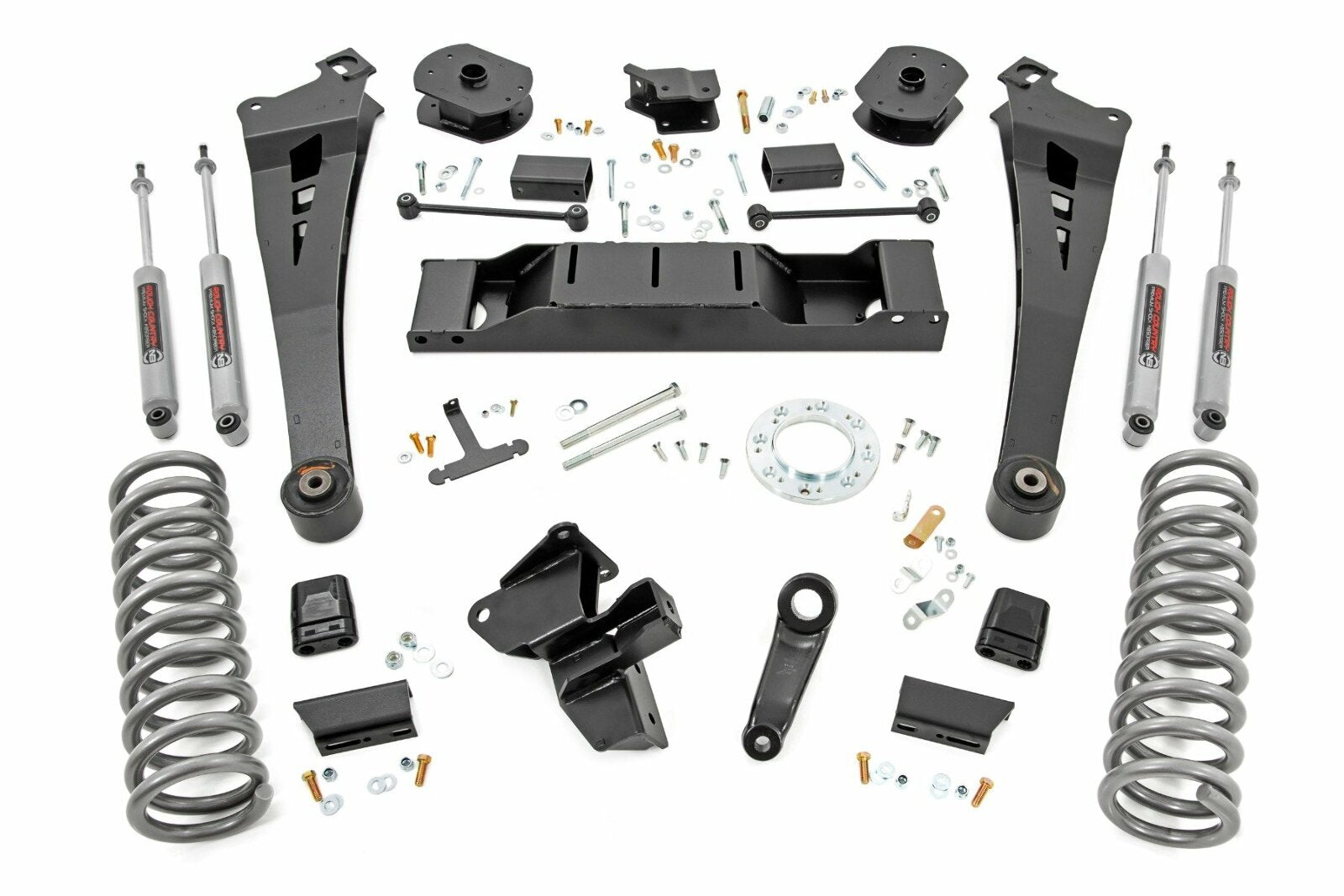 Rough Country 5" Suspension Lift Kit Radius Arm 19-25 for Ram 2500 Diesel 4WD -1