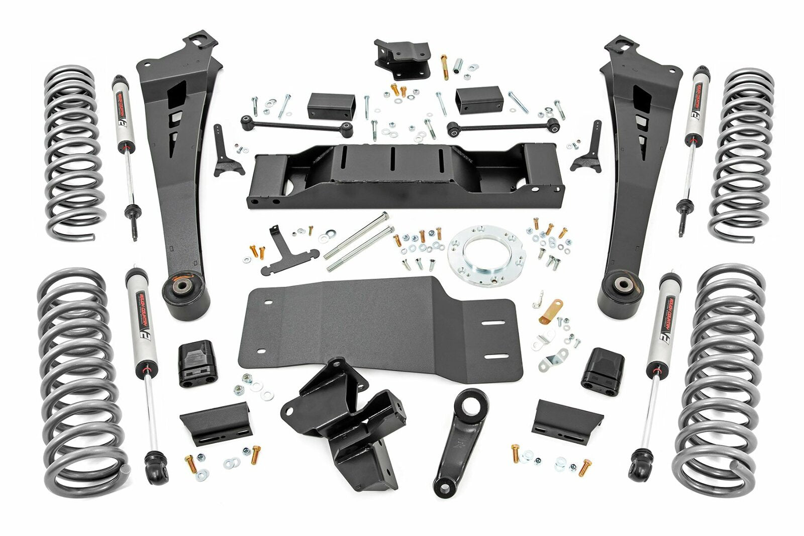 Rough Country 5" Lift Kit Dual Rate Coils V2 Non-AISIN for Ram 2500 4WD 19-21 -1