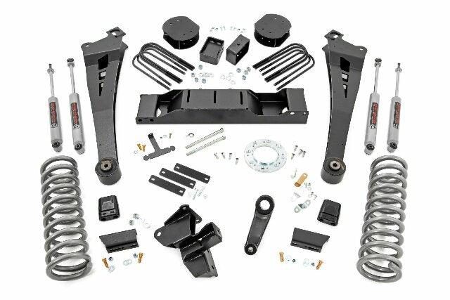 Rough Country 5" Lift Kit Diesel AISIN for Ram 3500 4wd 19-24 38430