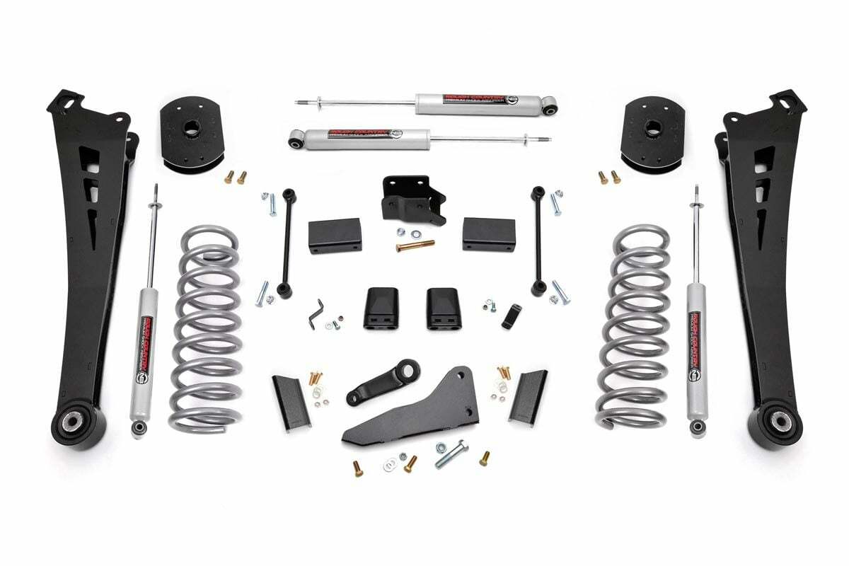 Rough Country 4.5" for Dodge Lift Kit Coil Springs 14-18 Ram Powerwagon 2500 Gas -1