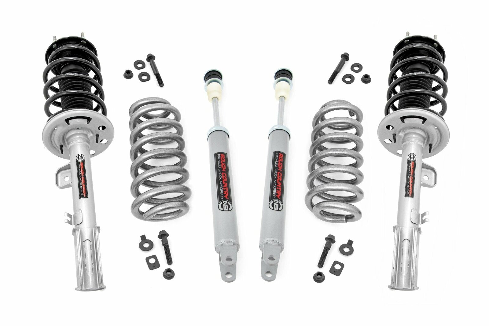 Rough Country 2" Lift Strut Kit for Ford Explorer 4WD 2011-2019 -1
