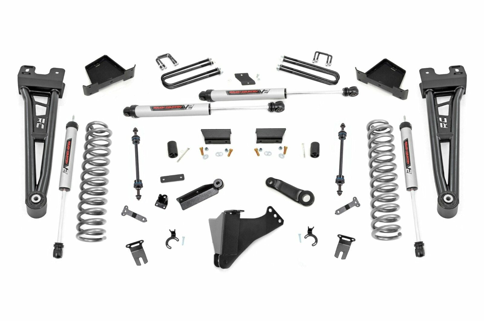 Rough Country 4.5" Lift Radius Arm V2 Diesel for F250/F350 SuperDuty 4WD 23-25 -1