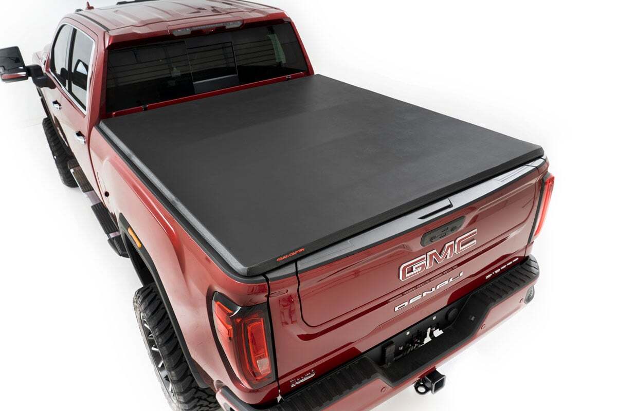 Rough Country Soft Tri-Fold Bed Cover 6'9" Bed Chevy/GMC 2500HD/3500HD 20-25 41120690A