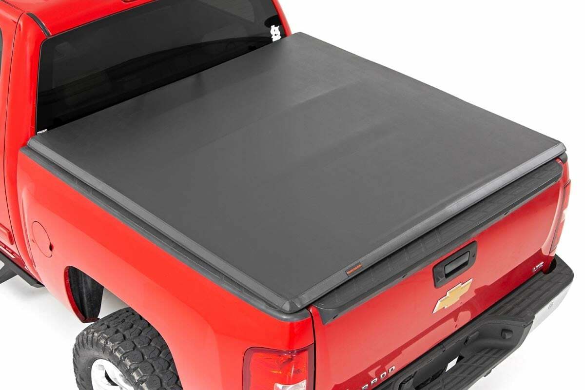 Rough Country Soft TriFold Bed Cover 6'7" Bed Chevy/GMC 1500/2500HD/3500HD 07-14 -1