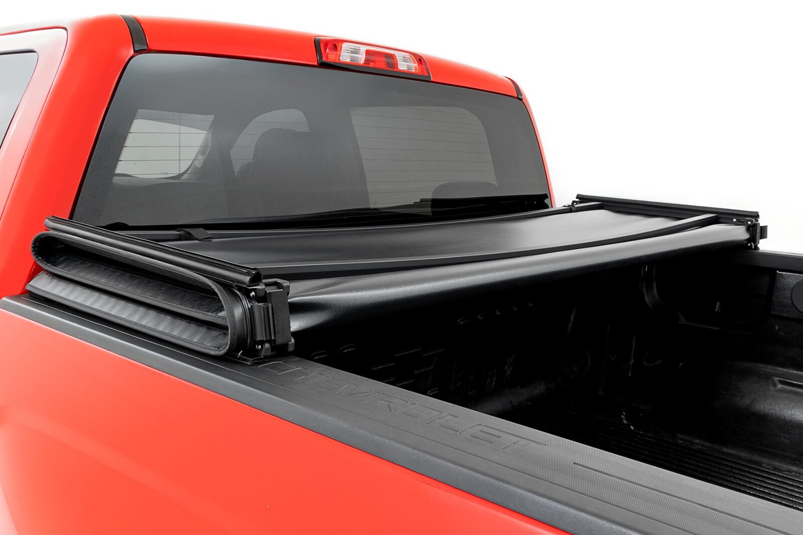 Rough Country Soft Tri-Fold Bed Cover 5'9" Bed Chevy/GMC 1500 14-18 & Classic 41214550A