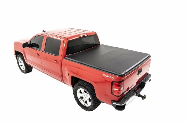 Bed Cover Tri Fold Soft 6'7" Bed Chevy/GMC 1500 (14-18) -2