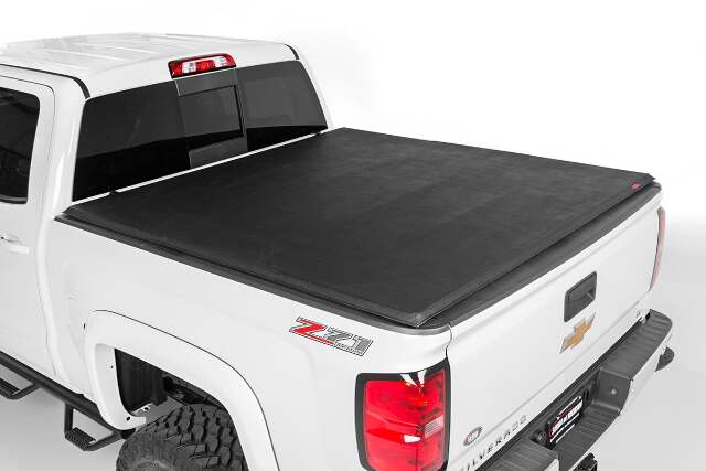 Rough Country Soft Tri-Fold Bed Cover 6'7" Bed | Chevy/GMC 1500 00-06 & Classic 41288650A