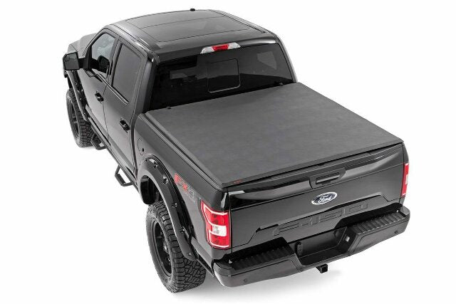 Bed Cover Tri Fold Soft 5'7" Bed Ford F-150 01-03