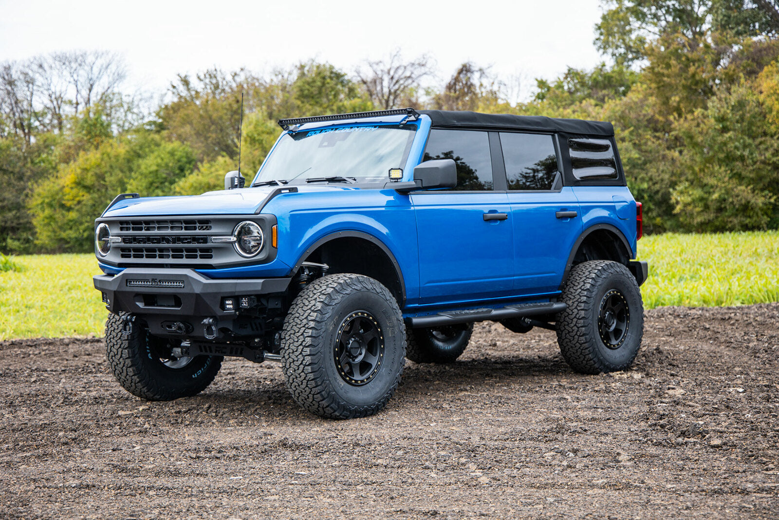 Rough Country 5" Lift Kit M1R Reservoir for Ford Bronco 4WD 21-25 -5