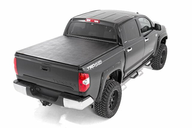 Bed Cover Tri Fold Soft 5'7" Bed Toyota Tundra (07-23) -2