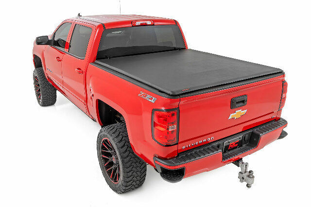 Soft Roll Up Bed Cover 5'9" Bed Chevy/GMC 1500 (14-18) -2