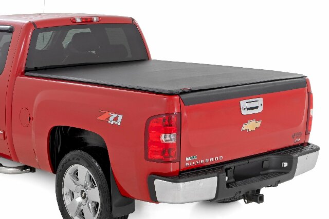 Soft Roll Up Bed Cover 6'7" Bed Chevy/GMC 1500/2500HD/3500HD 07-13 -1