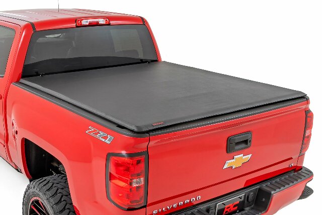 Soft Roll Up Bed Cover 6'7" Bed Chevy/GMC 1500 (14-18) -1