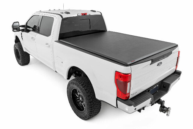 Soft Roll Up Bed Cover 6'10" Bed Ford Super Duty 17-23 -2