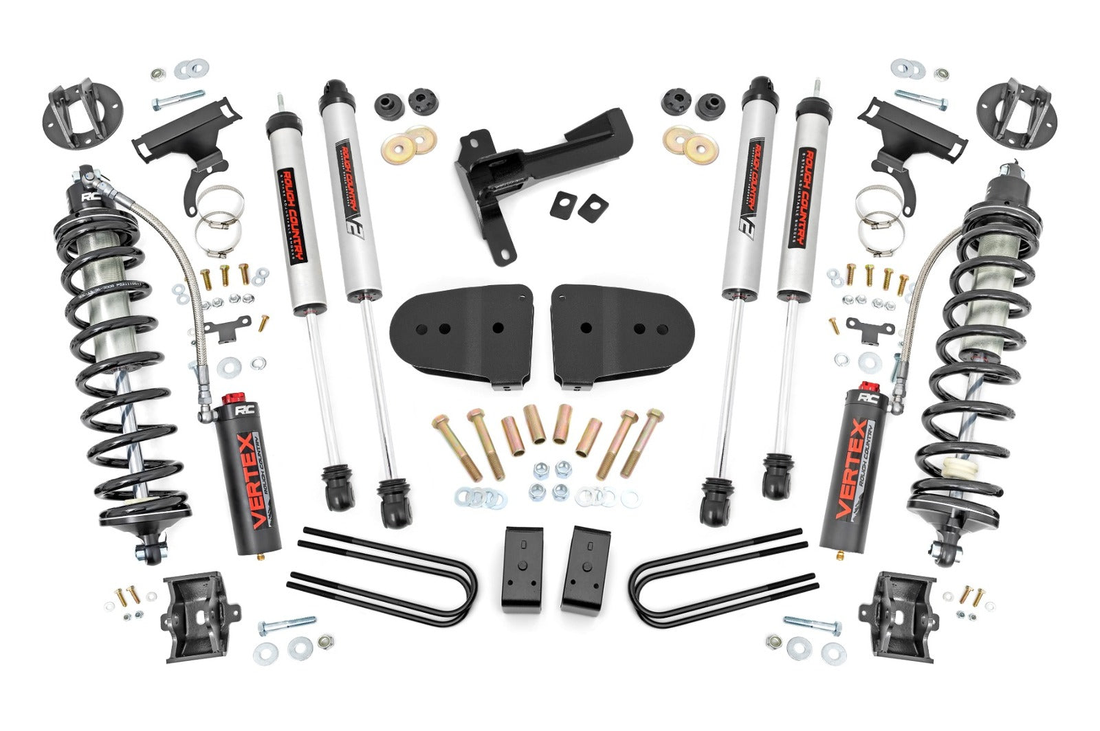 Rough Country 3" Lift Diesel Coilover Conversion for Ford F250 Super Duty 2023 -1