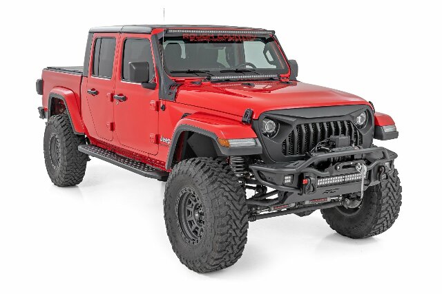 RPT2 Running Board Black Jeep Gladiator 2020-2024 -2
