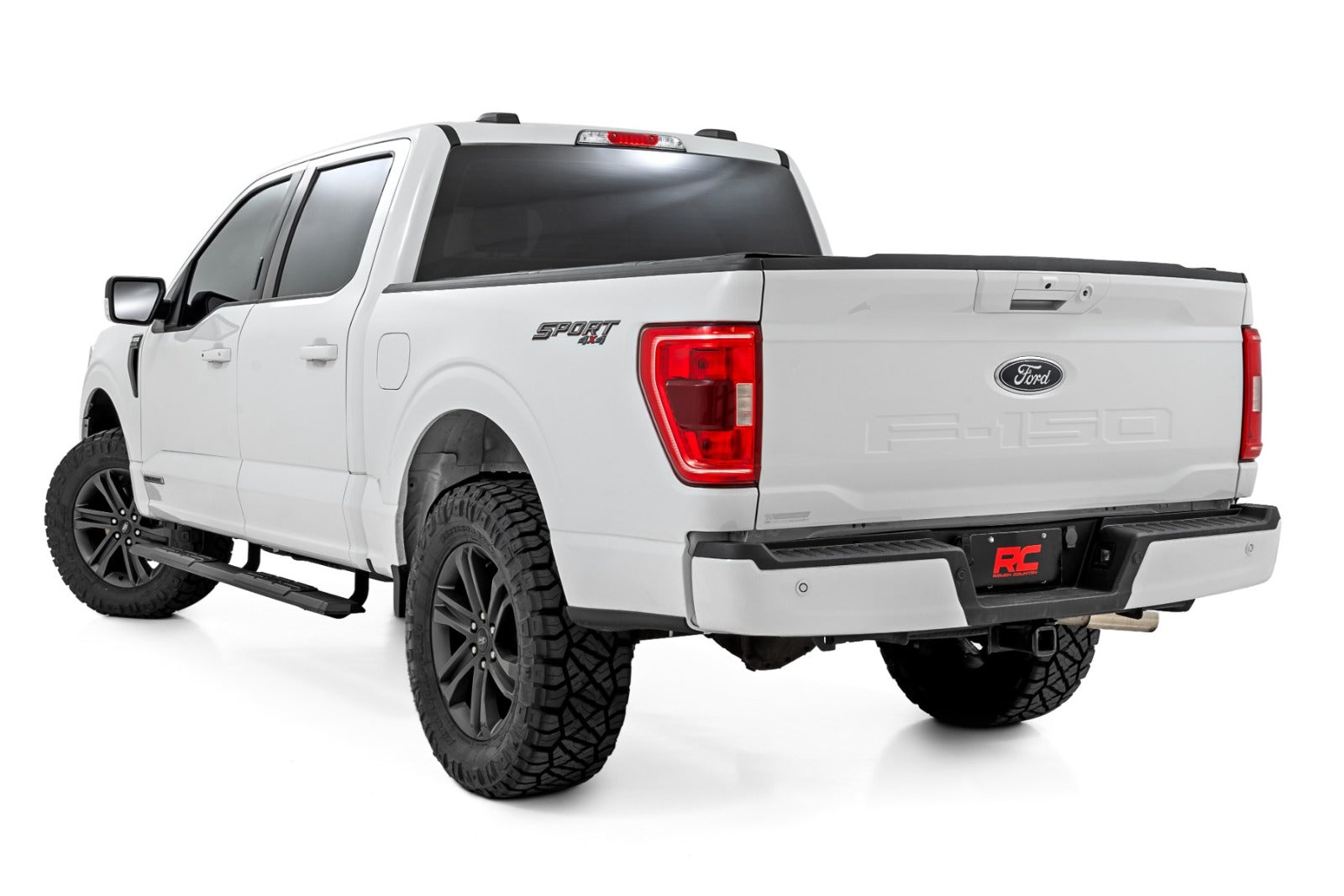 Rough Country TR2 Running Boards | for Ford F-150/F-250/F-350 2WD/4WD 15-26 45000