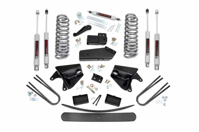 Rough Country for Ford F150/Bronco 6" Suspension Lift Kit 80-96 4wd w/Shocks