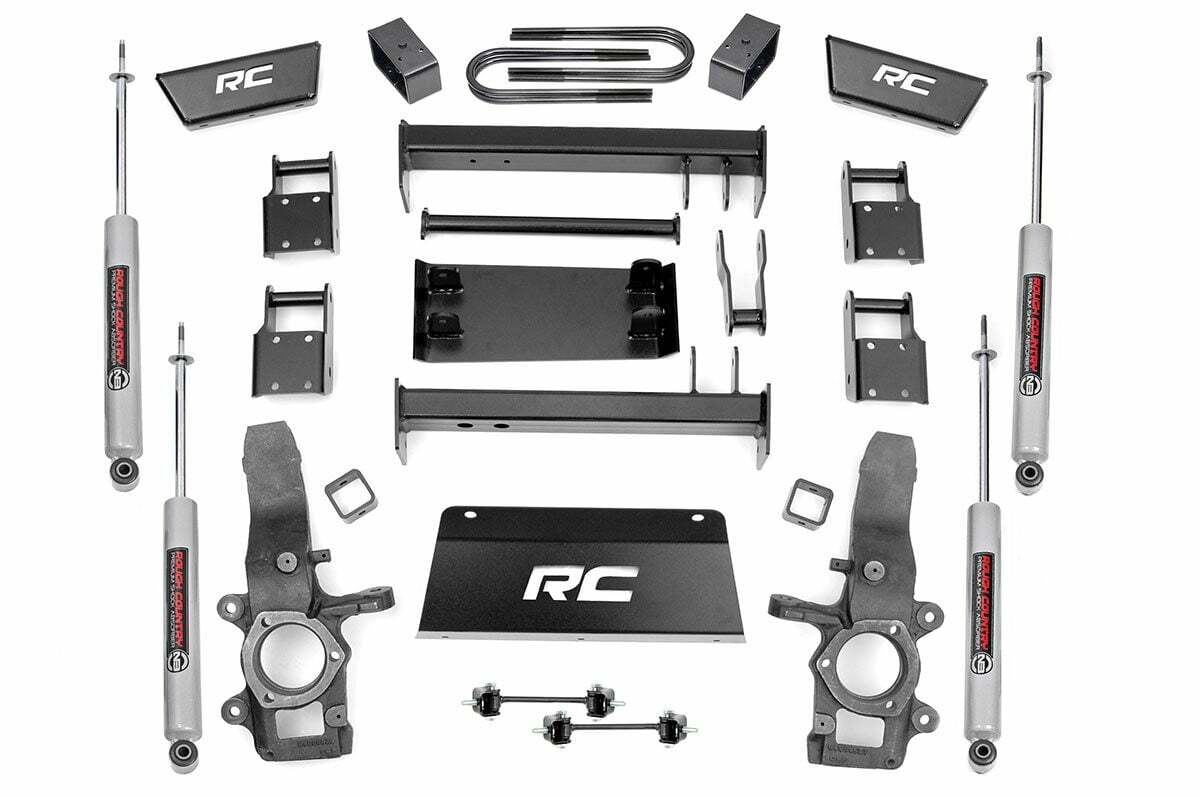 Rough Country 5in Suspension Lift Kit fits Ford F150 1997-2003 4WD -1