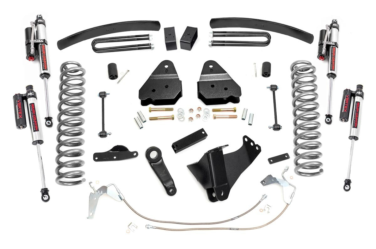 Rough Country 4.5in for Ford Suspension Lift Kit W/Vertex Shocks 08-10 F-250/350 -1