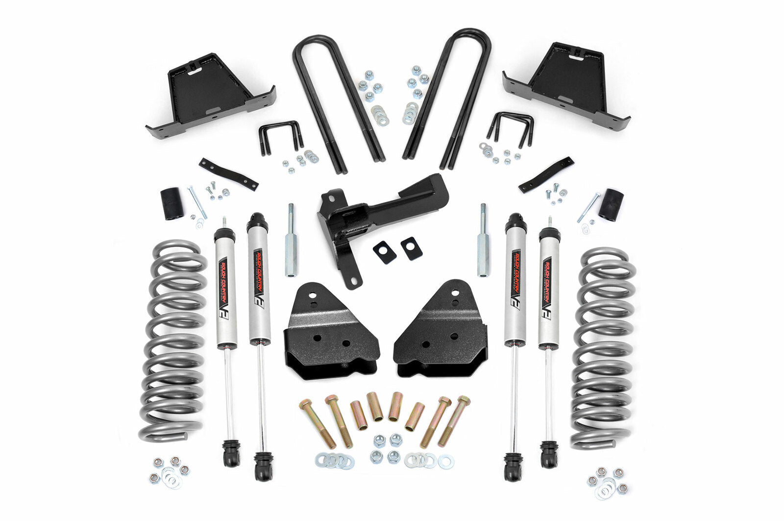 Rough Country 4.5" Suspension Lift Kit V2 For Ford SuperDuty 4WD 2005-2007 -1