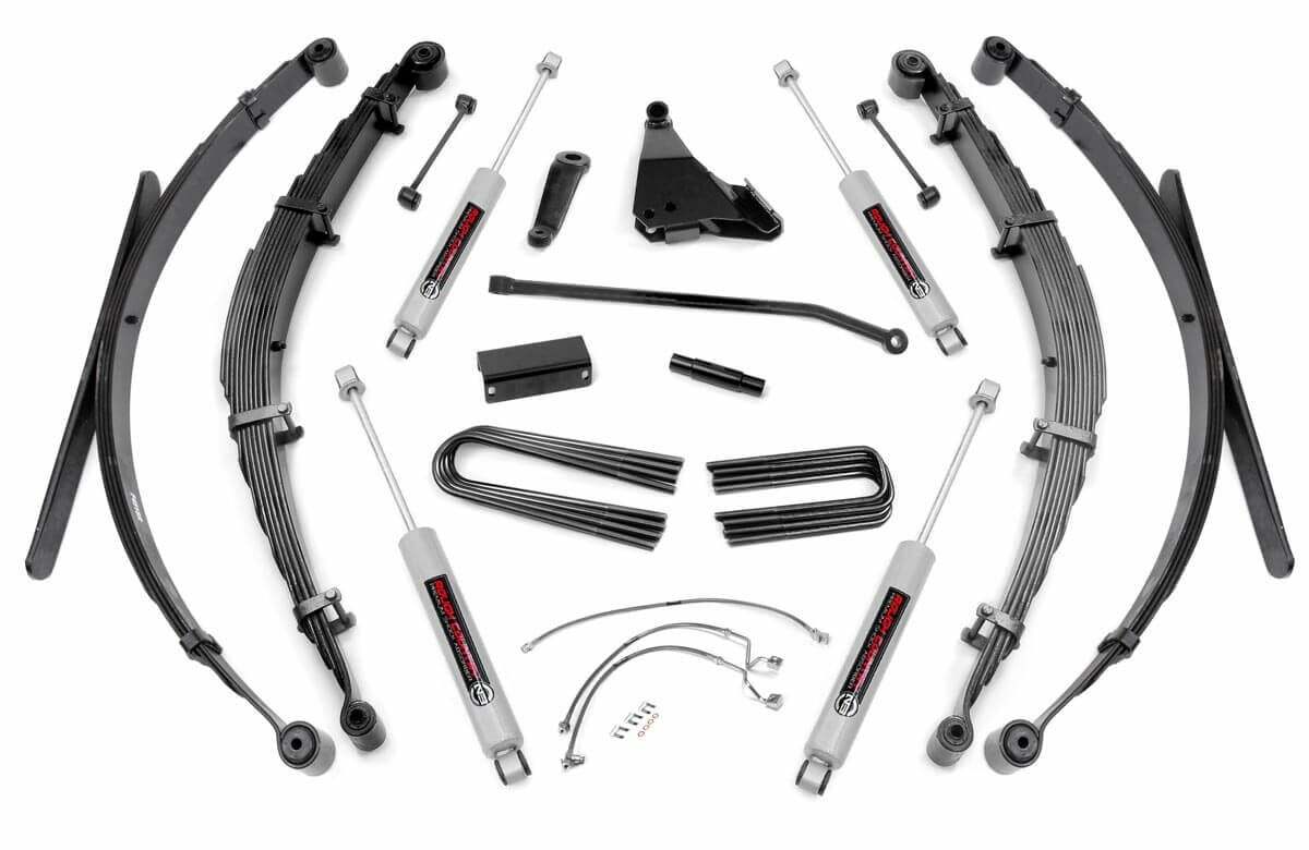 Rough Country for Ford F250 F350 Super Duty 8" Suspension Lift Kit 1999-2004 -1