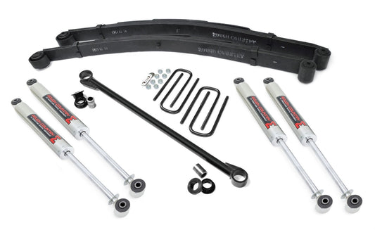 Rough Country 2.5 In Leveling Kit Leaf Spring M1 for Ford Super Duty 99-04