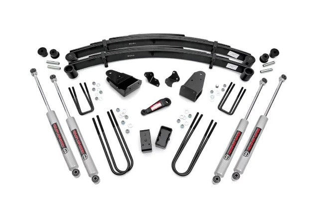 Rough Country for Ford F250 4" Suspension Lift Kit w/ Shocks 1987-1997 4WD -3