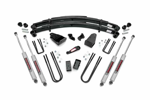 Rough Country 4 Inch Lift Kit For Ford F-250 4wd (1980-1986) 4908030