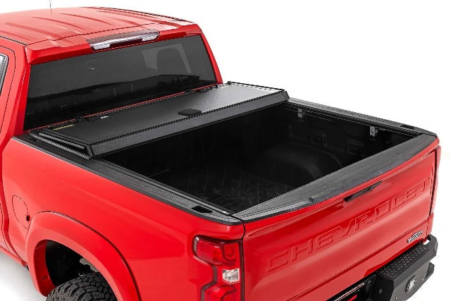 Hard TriFold Flip Up Bed Cover 5'10" Chevy/GMC 1500 19-23 -2