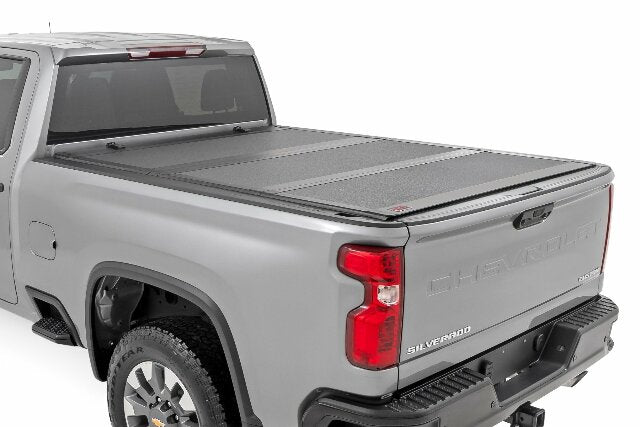 Hard Tri-Fold Flip Up Bed Cover 6'9" Bed Chevy/GMC 2500HD 20-24 -1