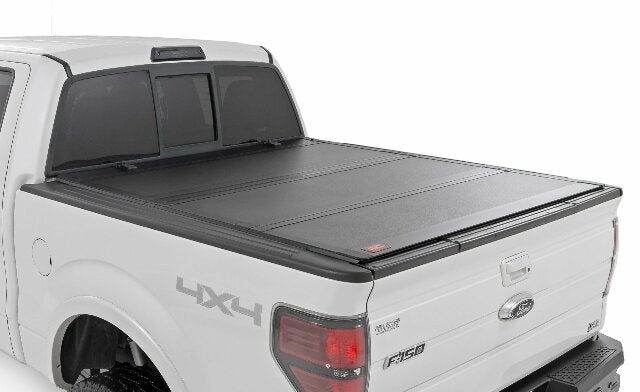 Hard Tri-Fold Flip Up Bed Cover 5'7" Bed Ford F-150 04-14 -1