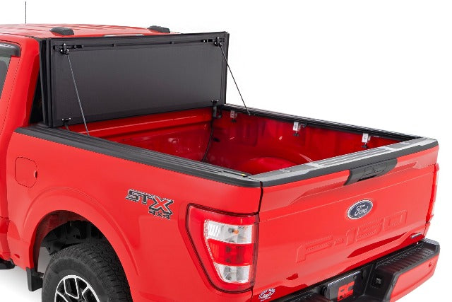 Hard Tri-Fold Flip Up Bed Cover 6'10" Bed Ford SuperDuty 08-16 -2
