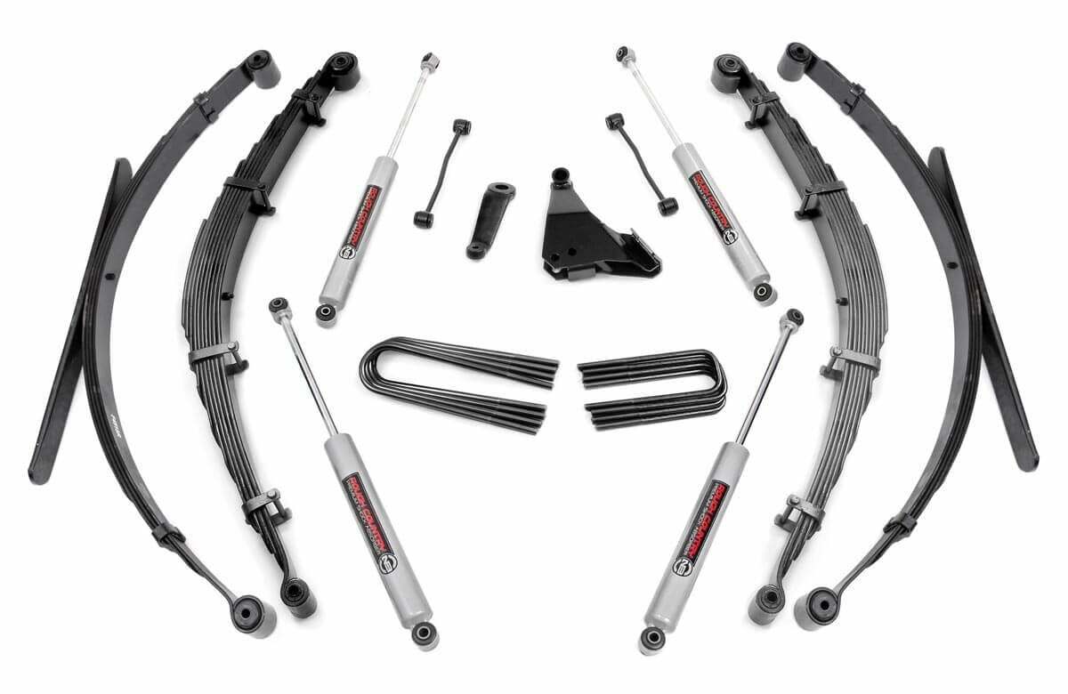 Rough Country 6" Lift Kit Rear Springs For Ford F250/F350 Super Duty 1999 -1