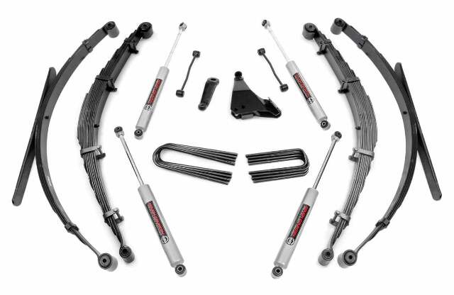 Rough Country 6" Lift Kit Rear Springs For Ford F250/F350 Super Duty 1999 49230