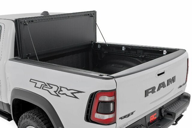 Hard Tri-Fold Flip Up Bed Cover 6'4" Ram 1500 19-23 TRX 21-23 -2