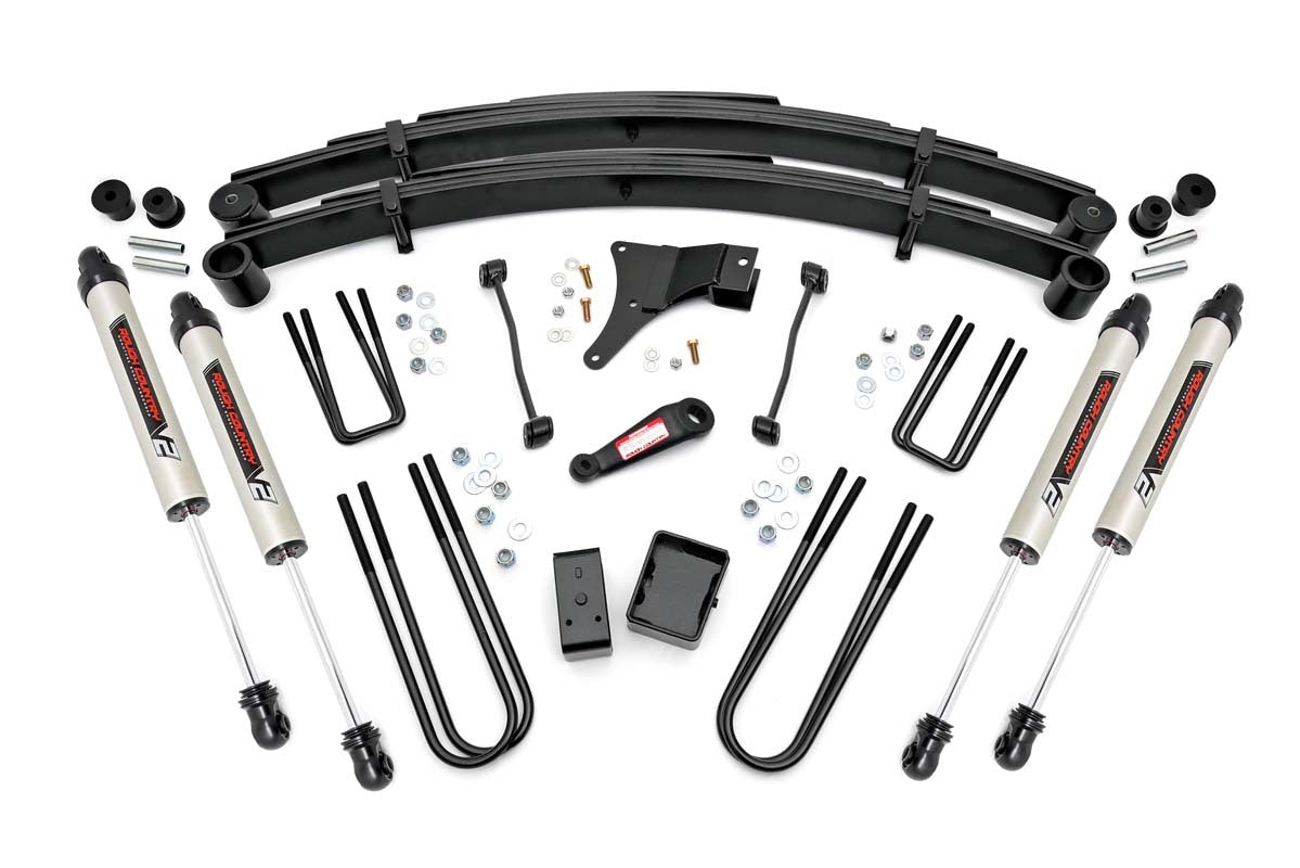 Rough Country 6" Lift Kit Rear Blocks V2 For Ford F-250/F-350 Super Duty 1999 -1