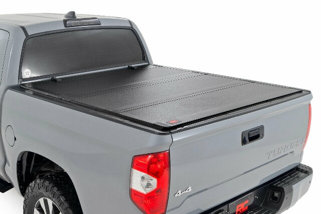 Hard Tri-Fold Flip Up Bed Cover 5'7" Bed Toyota Tundra 07-21 -1